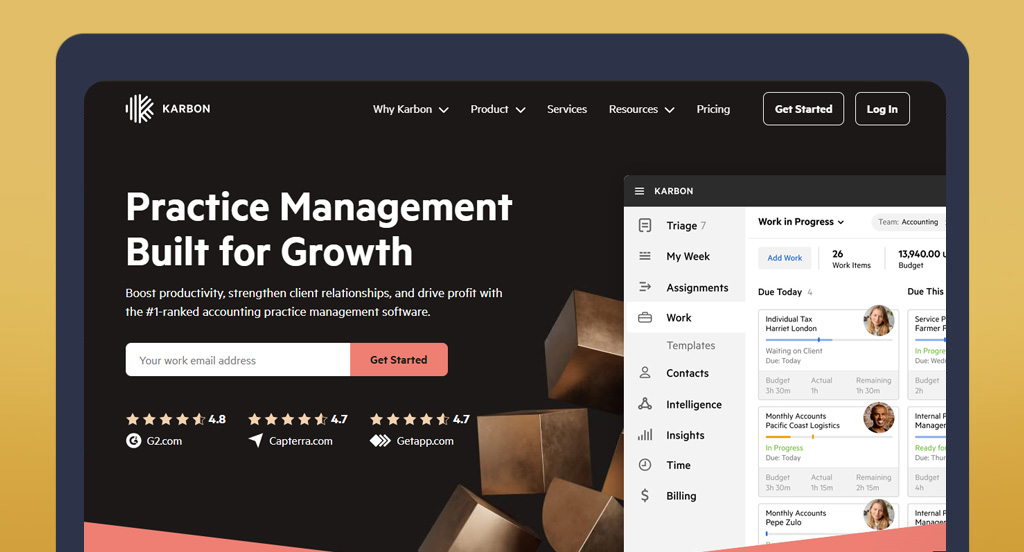 Project management platform Karbon